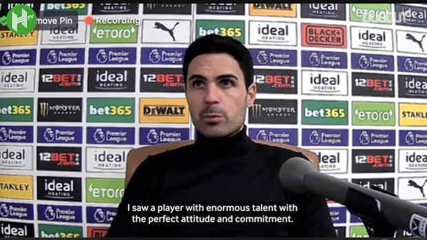 Arteta: 'Tierney a joy to work with'